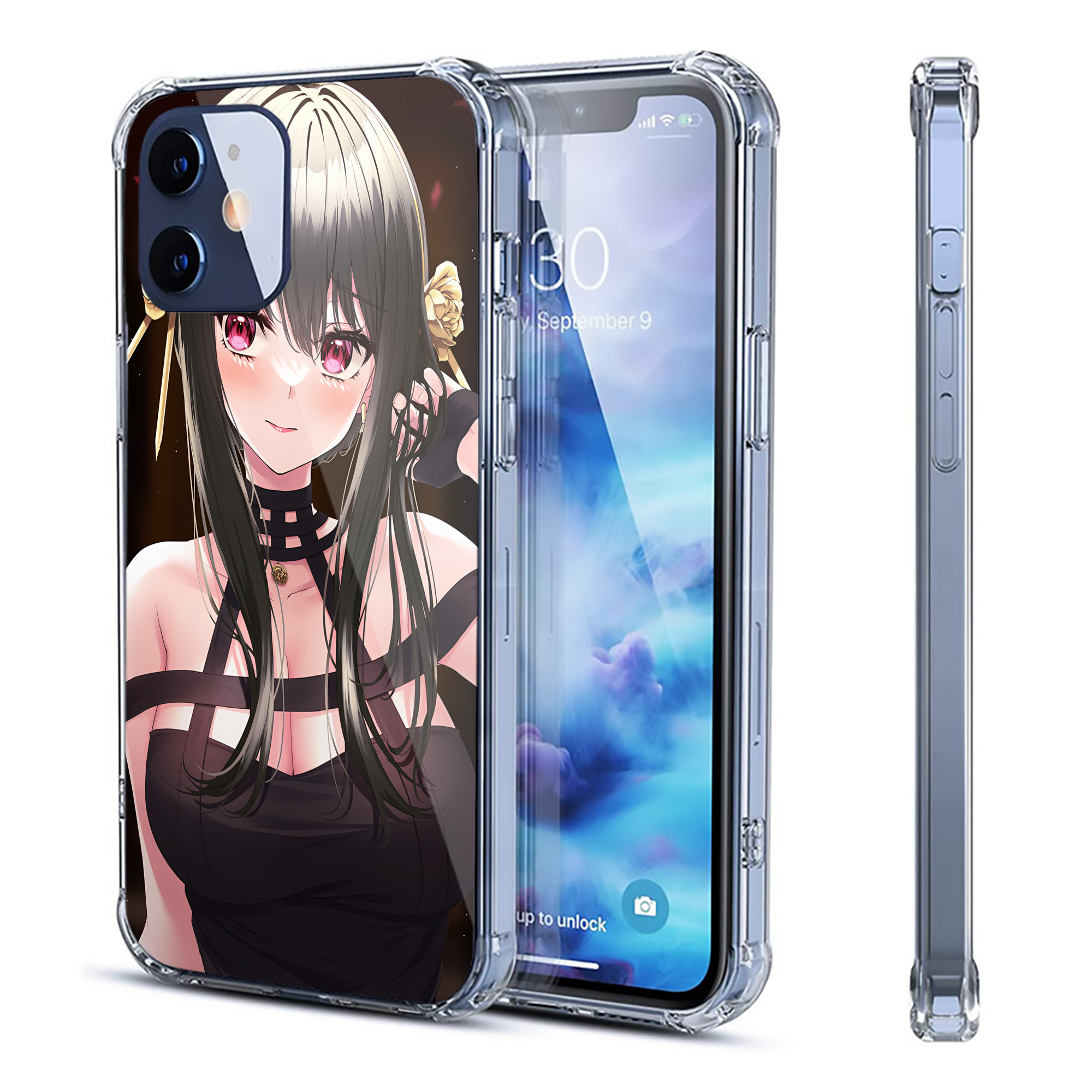 （画像用） SPY×FAMILY间谍家家酒 【iPhone 12シリーズ対応】透明スマホケース（クリアソフトケース）